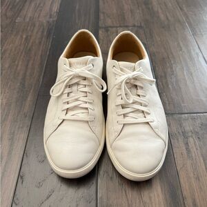 Cole Haan Men's Grand Crosscourt II White Leather Sneakers